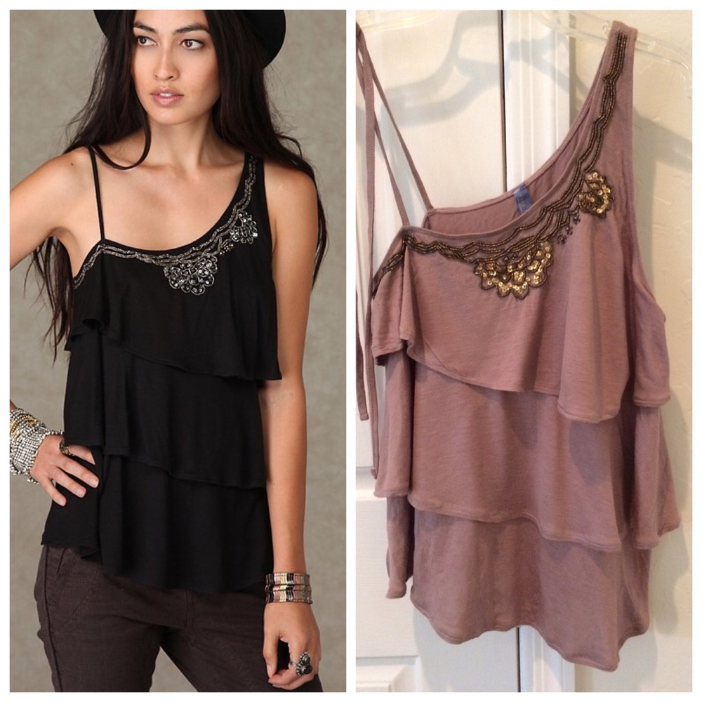 Free People One Shoulder Tank